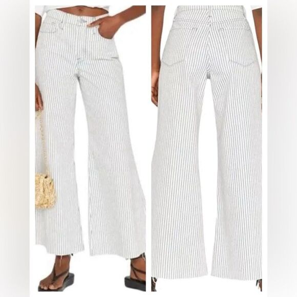 NWT  FRAME le crop mini boot jean in blanc 32 - Picture 1 of 12